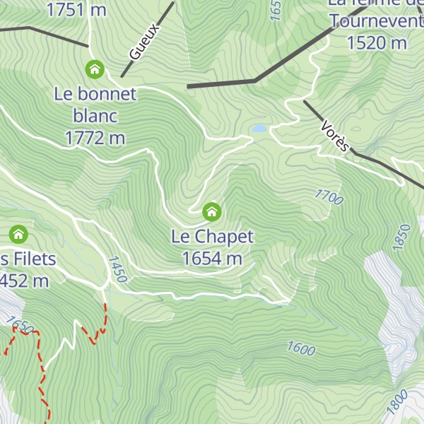 Map of Le Chapet