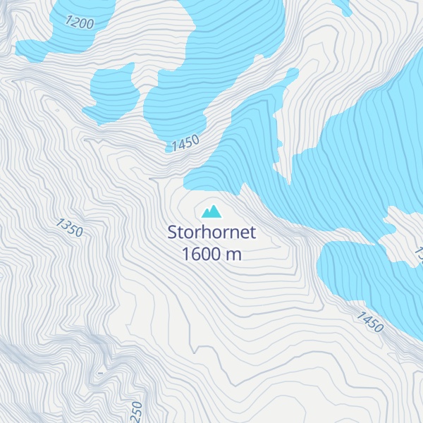 Map of Storhornet
