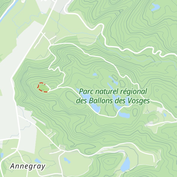 Map of Montagne Saint-Martin