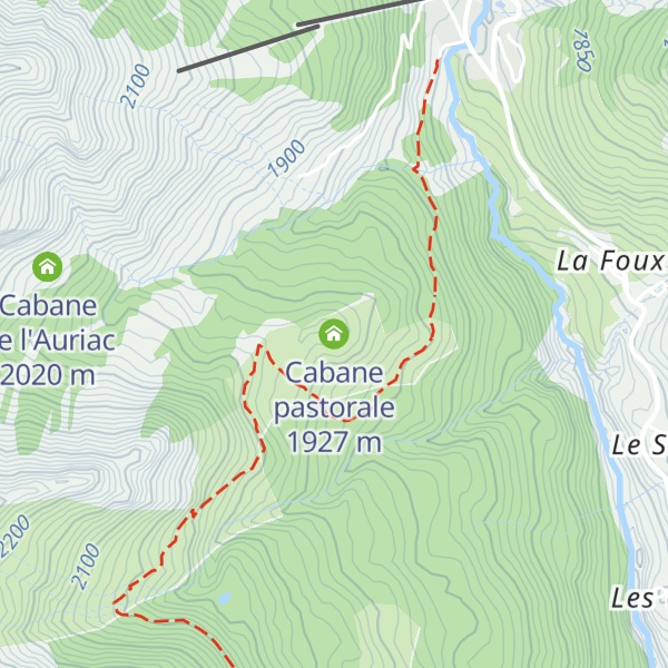 Map of Cabane pastorale