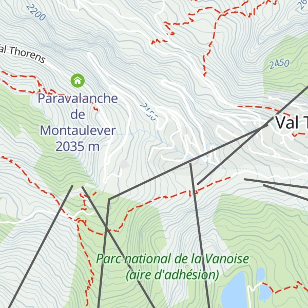 Map of Garage des Pistes