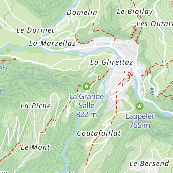 Map of La Grande Salle