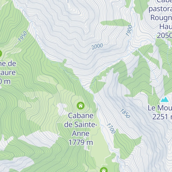 Map of Cabane du Pont du Pas