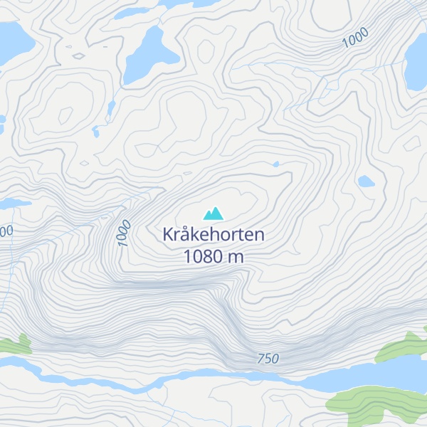 Map of Kråkehorten