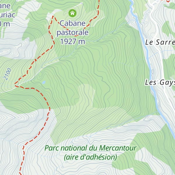 Map of Cabane des Réjasses