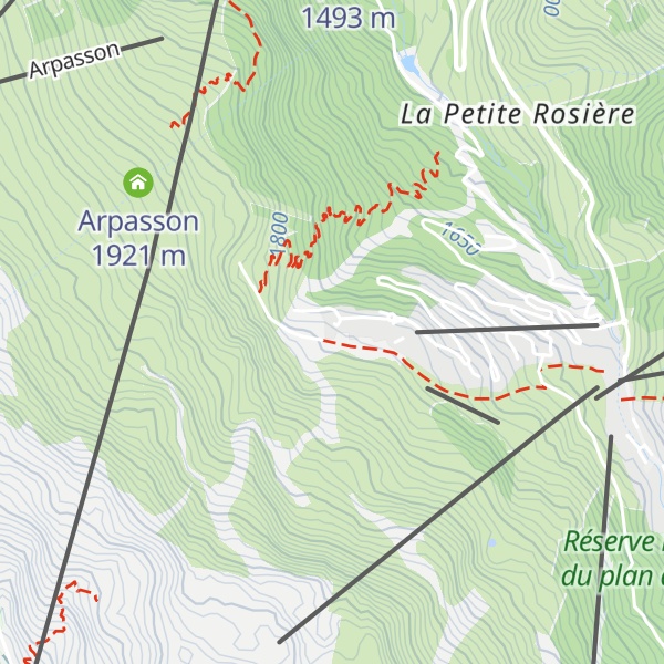 Map of Les Cimes 1