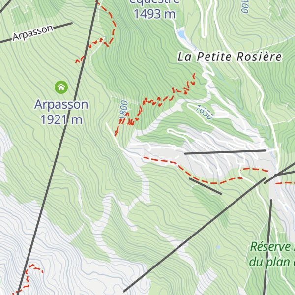 Map of Les Cimes 2