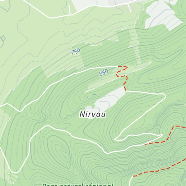 Map of Roche Percée
