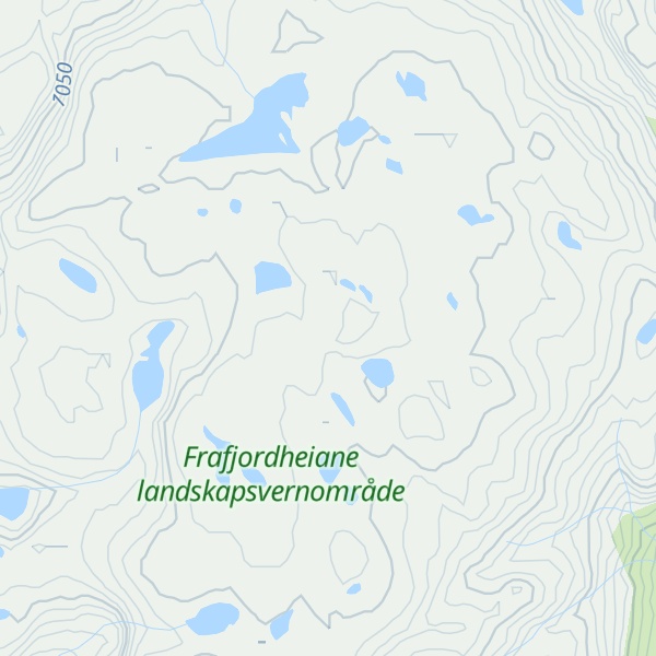 Map of Gaupefjellet