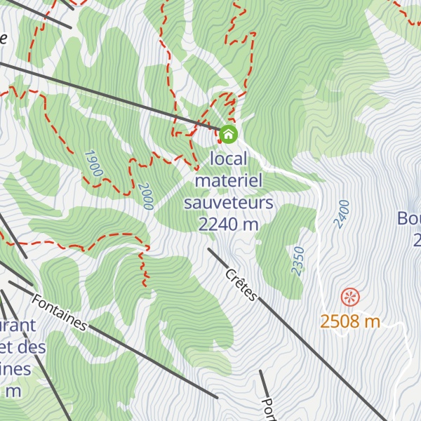 Map of snack bar