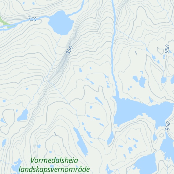 Map of Rolighetsfjellet