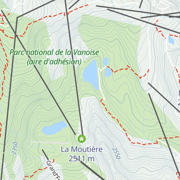 Map of Chalet du Lac