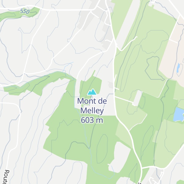 Map of Mont de Melley