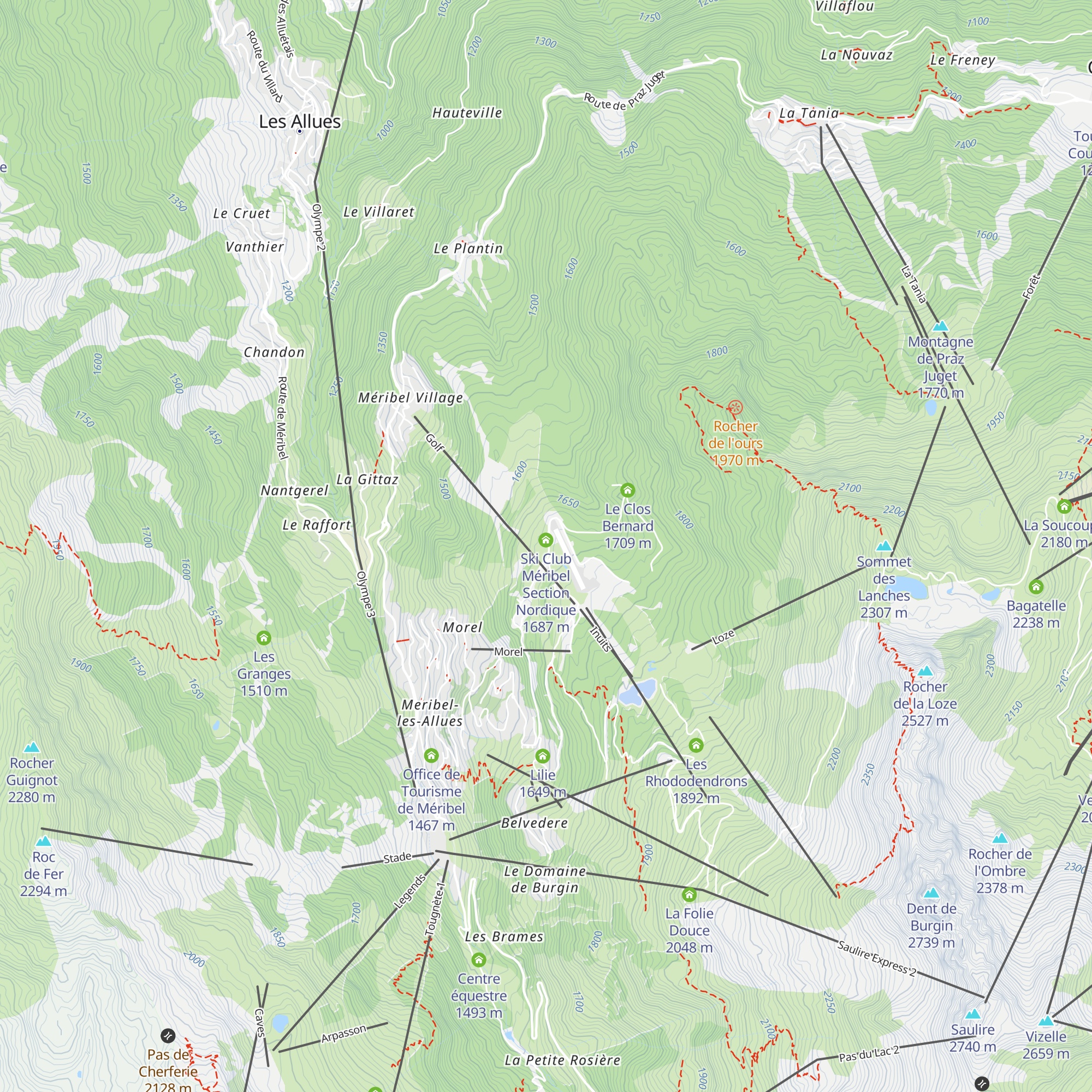 Le Blanchot map