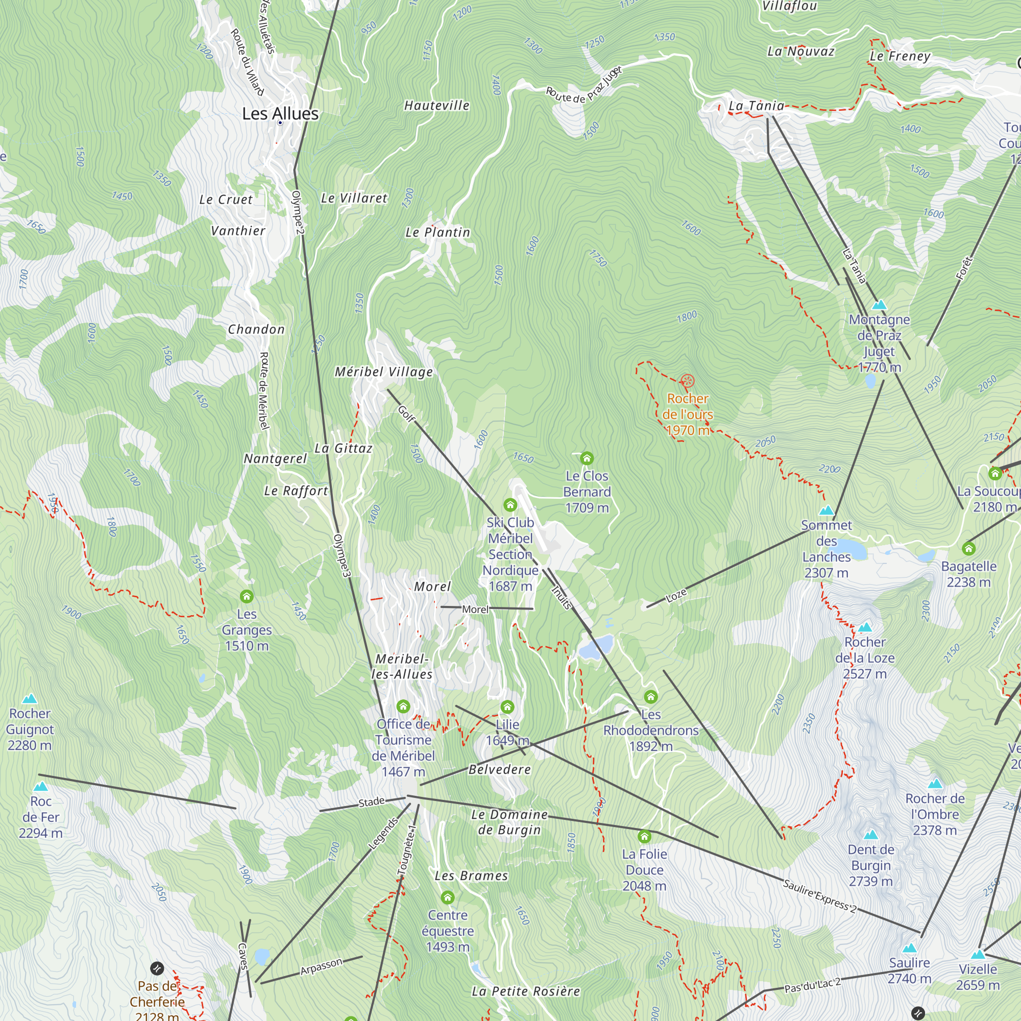 Le Blanchot map