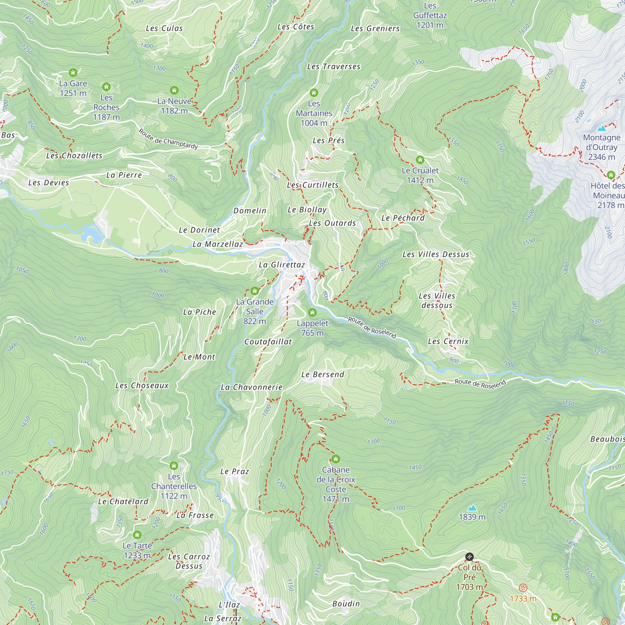 Lappelet map
