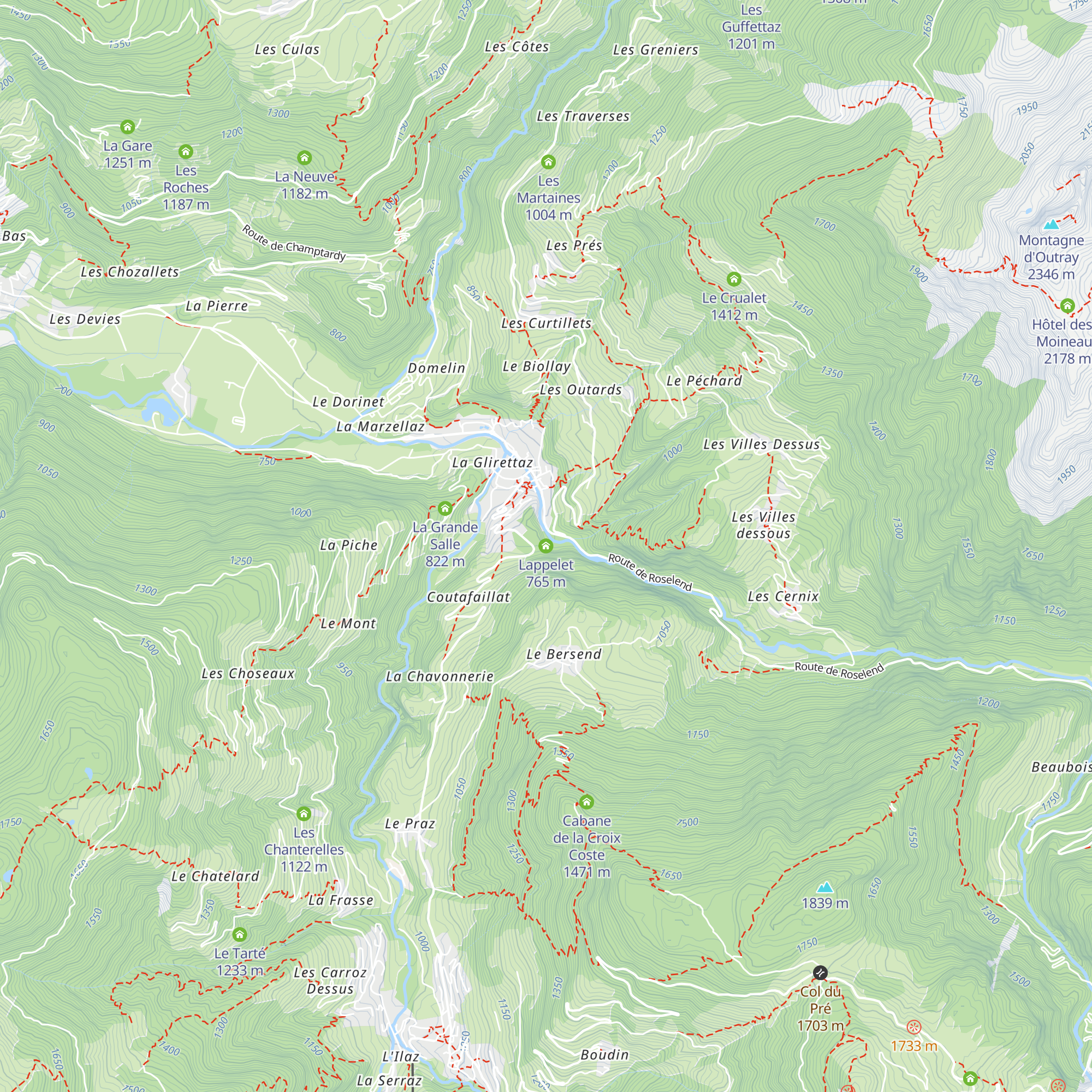 Lappelet map