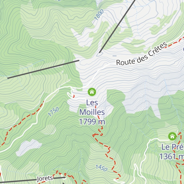 Map of Les Moilles