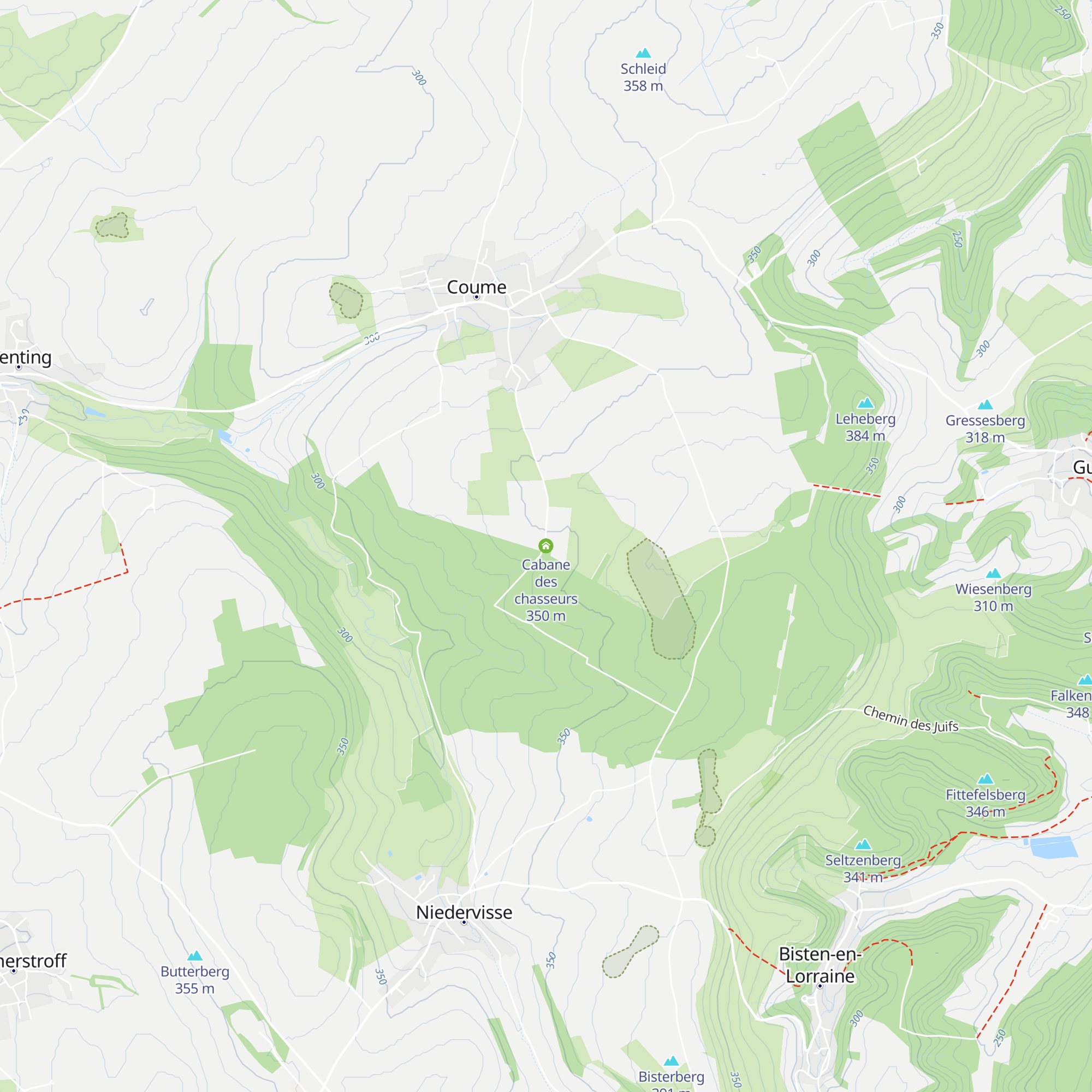 Cabane des chasseurs map