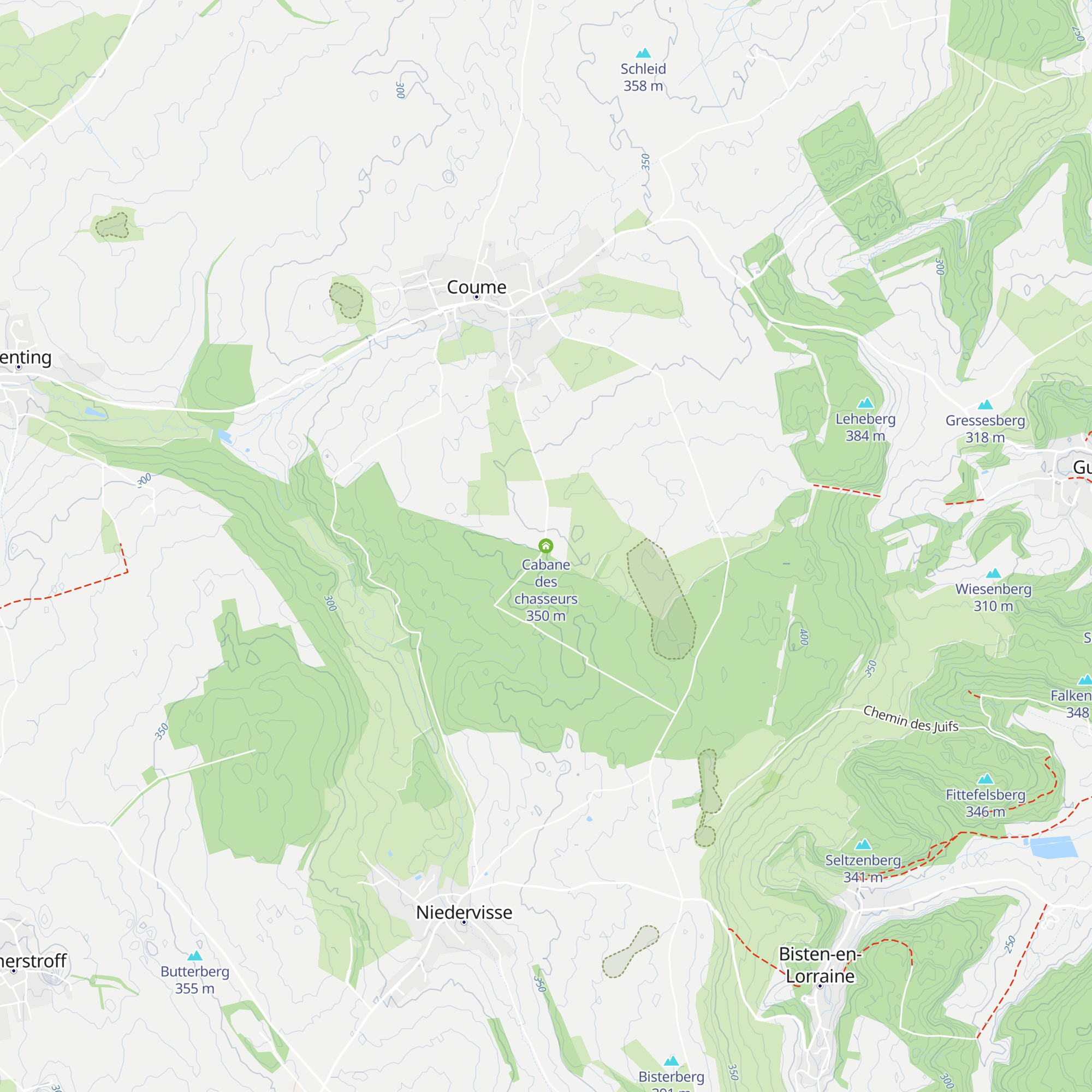 Cabane des chasseurs map