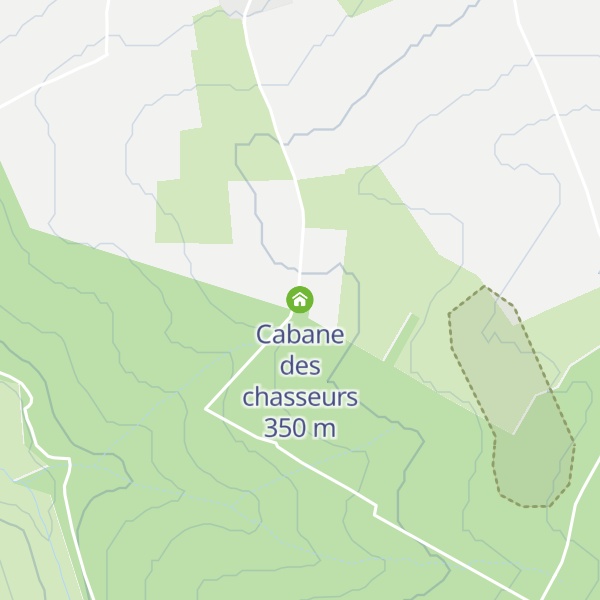 Map of Cabane des chasseurs