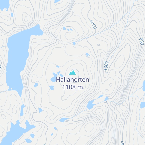 Map of Hallahorten