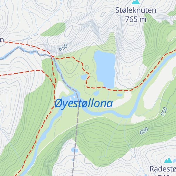 Map of Støle