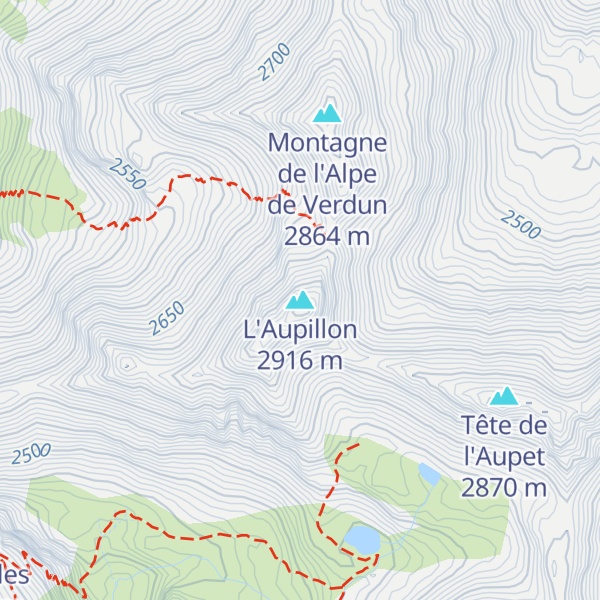 Map of L'Aupillon