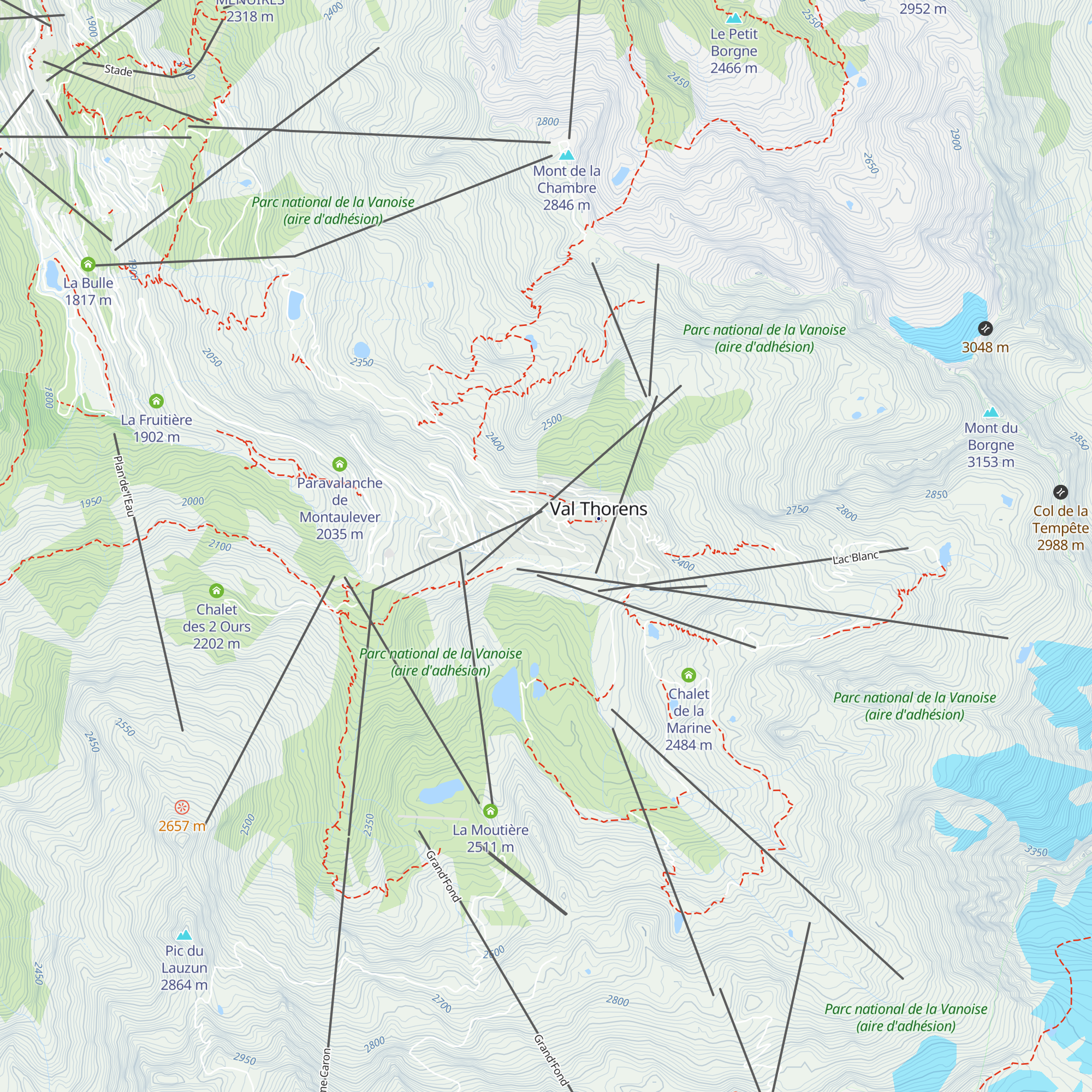 Le Chaudron Magique map