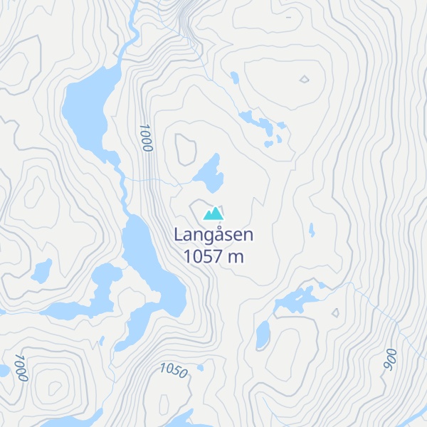Map of Langåsen