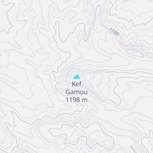 Map of Kef Gamou