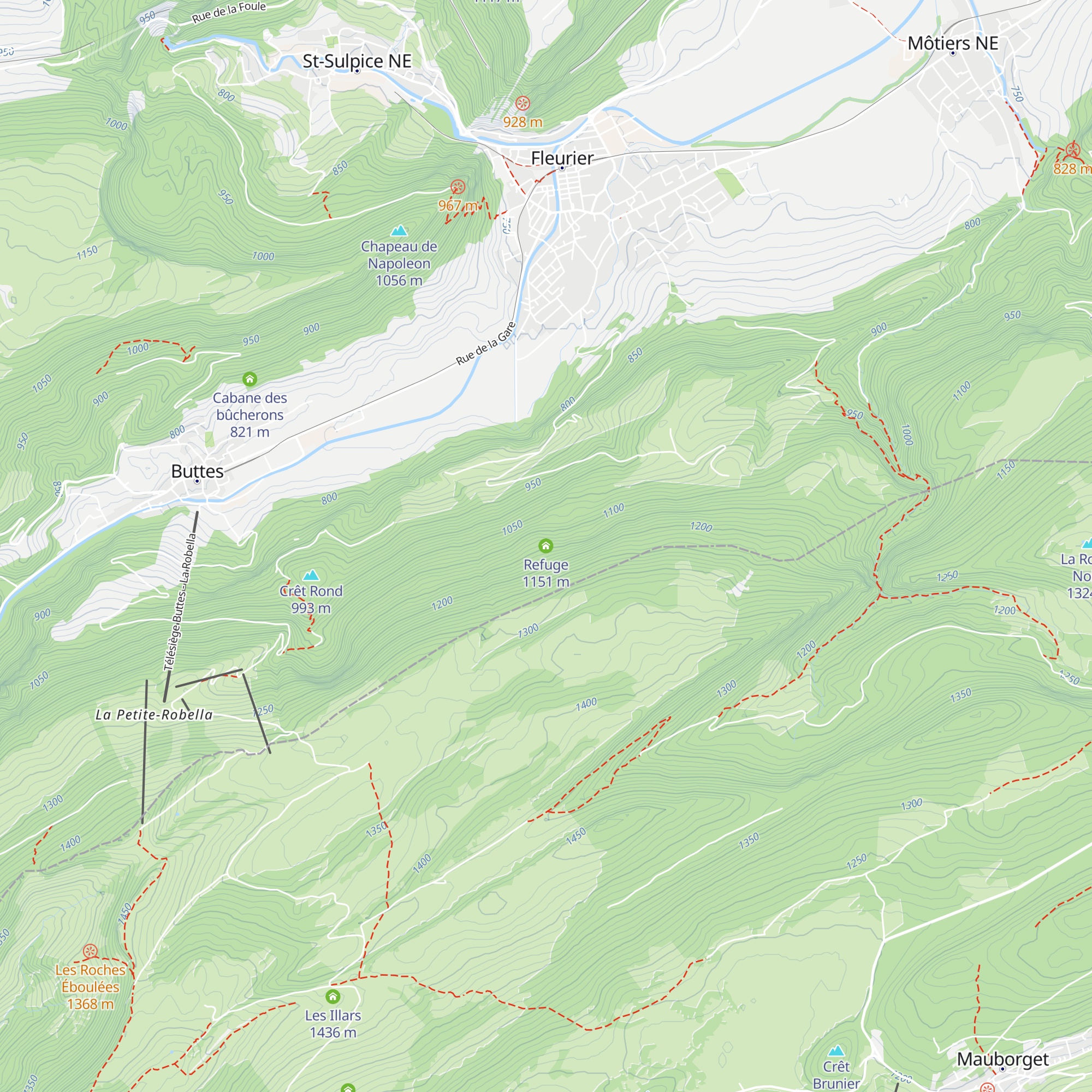 Refuge map