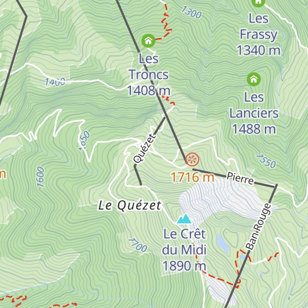 Map of Le Petit Tétras