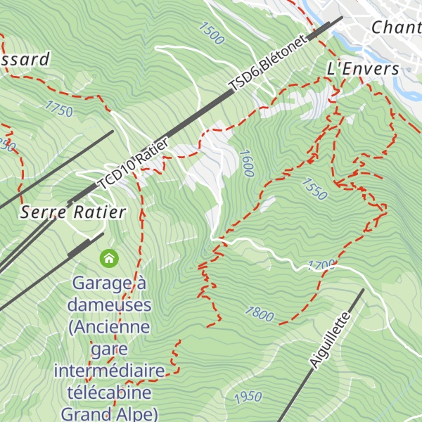 Map of La Briance