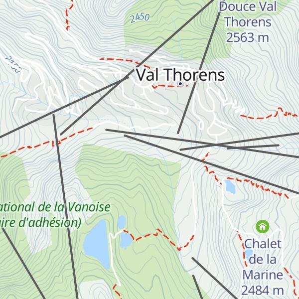 Map of Sécurité des pistes