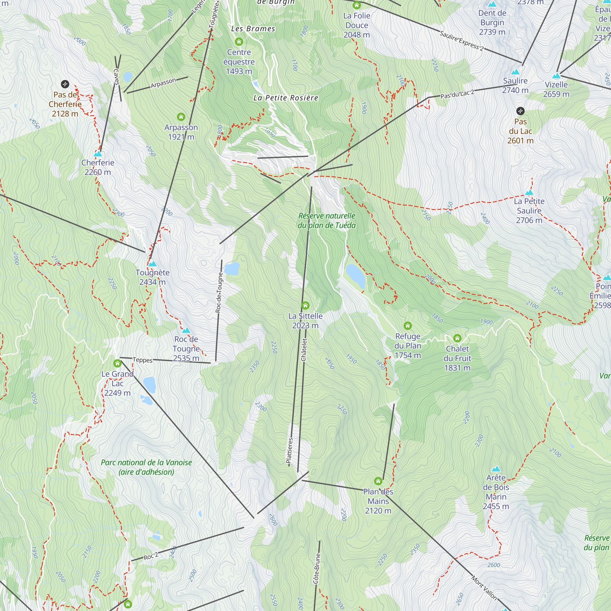 La Sittelle map