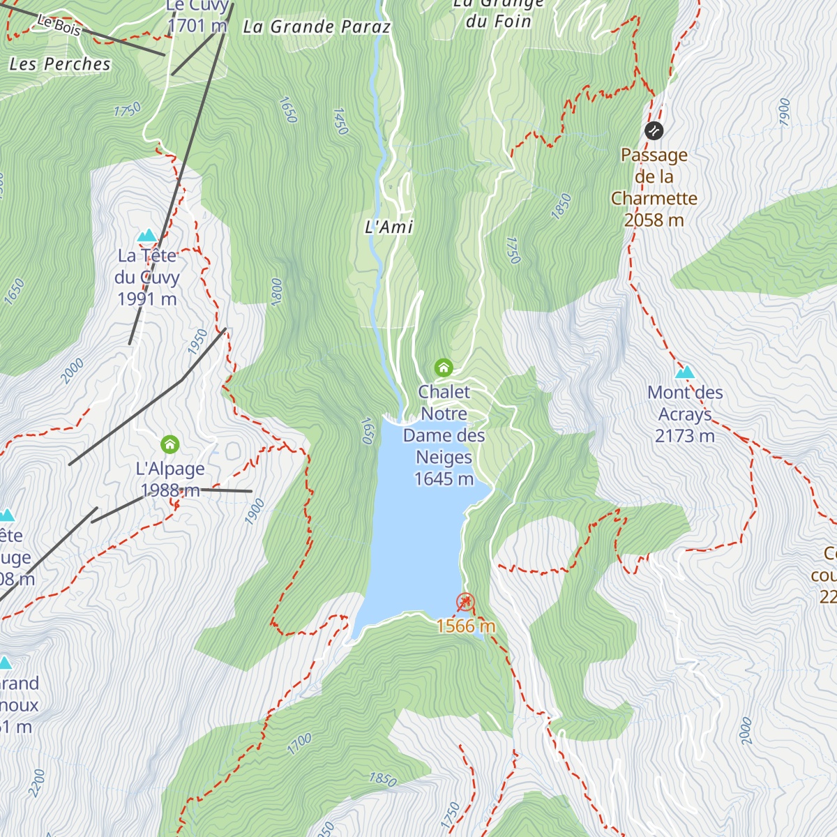 Barrage de Saint-Guérin map
