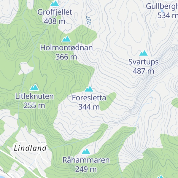 Map of Foresletta
