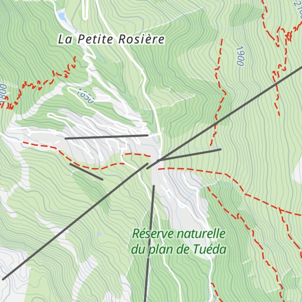 Map of La Table du Ruitor