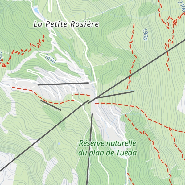 Map of Pizzeria du Mottaret