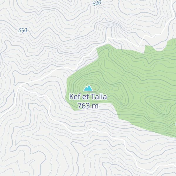 Map of Kef et Talia