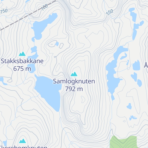 Map of Samlogknuten