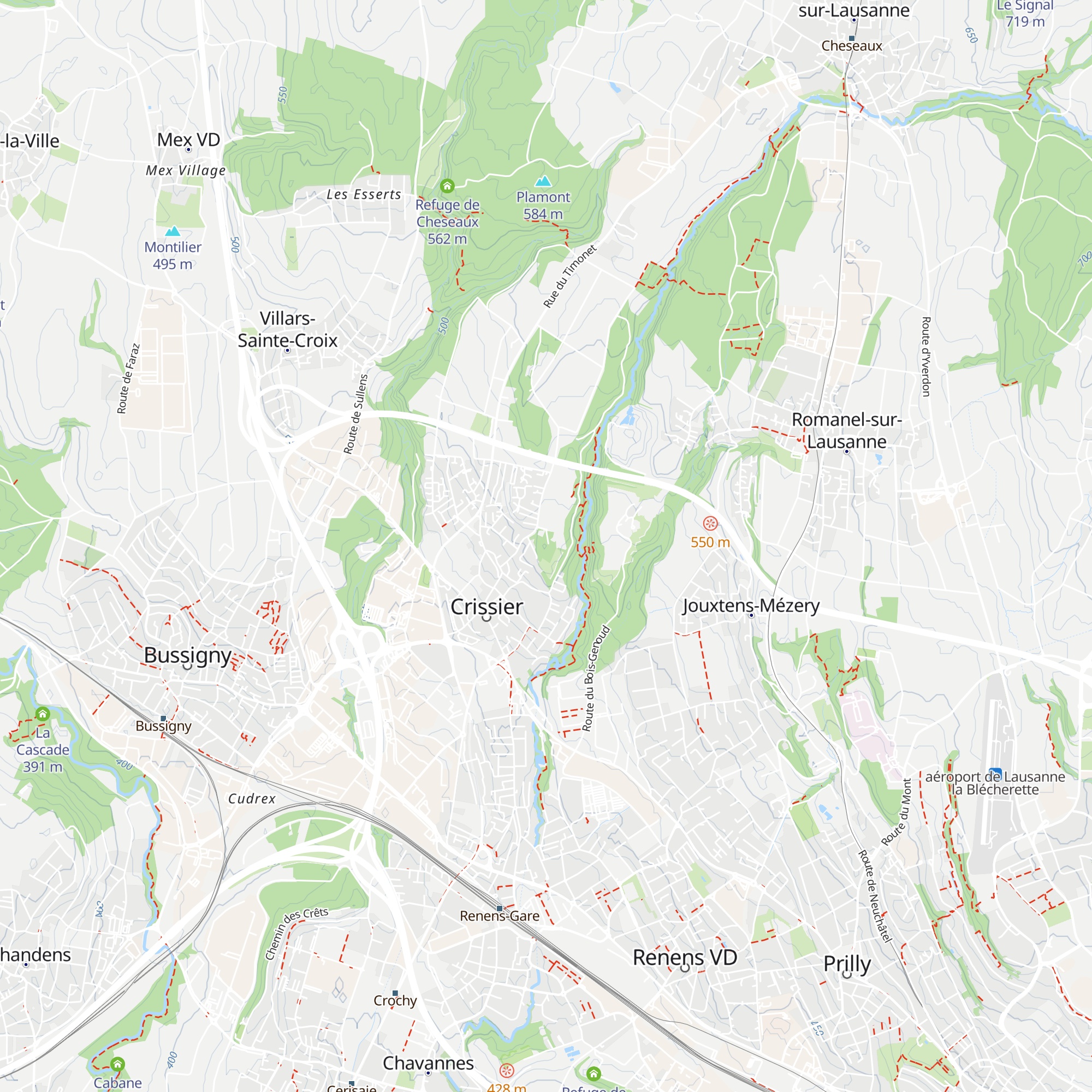 Refuge de Montassé map