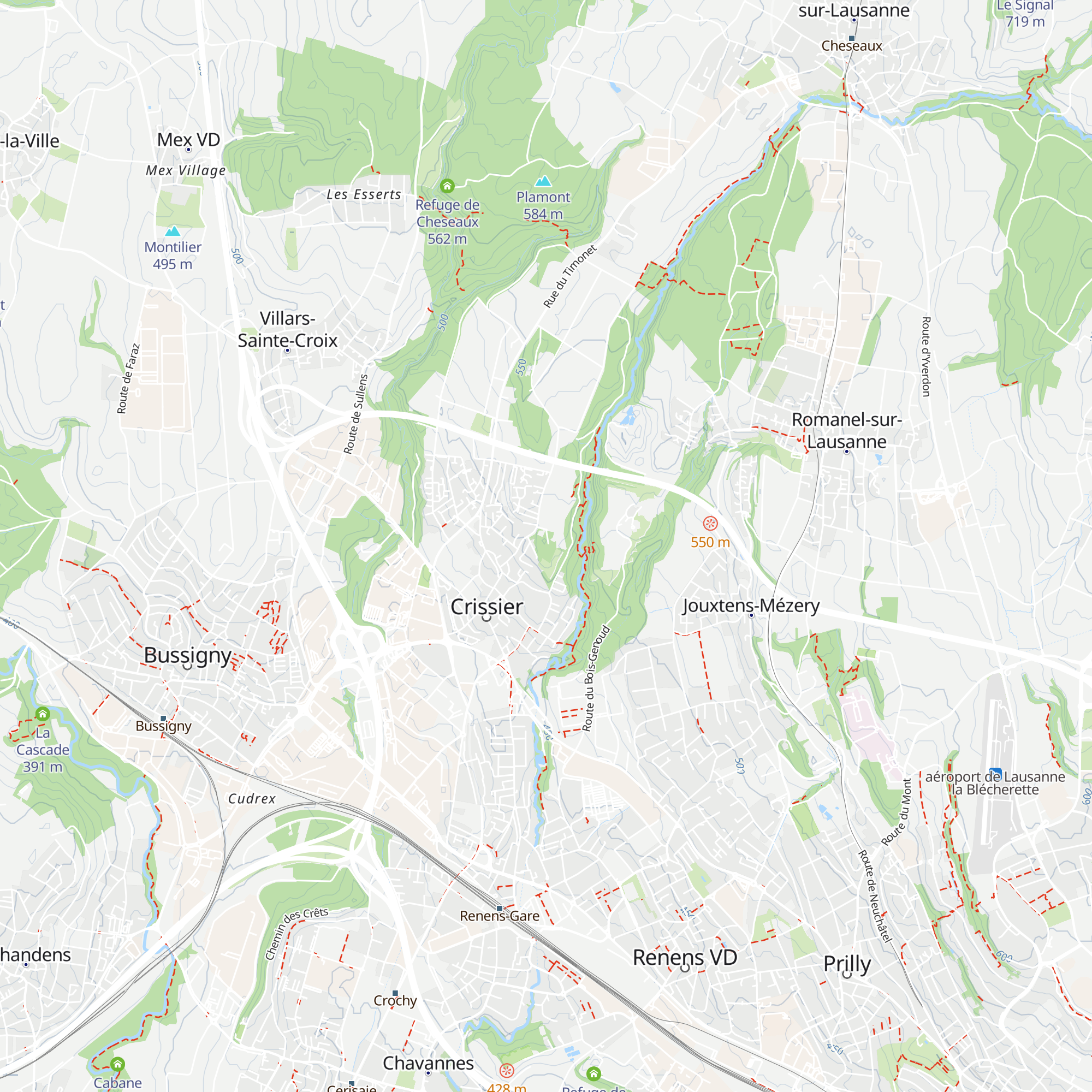 Refuge de Montassé map