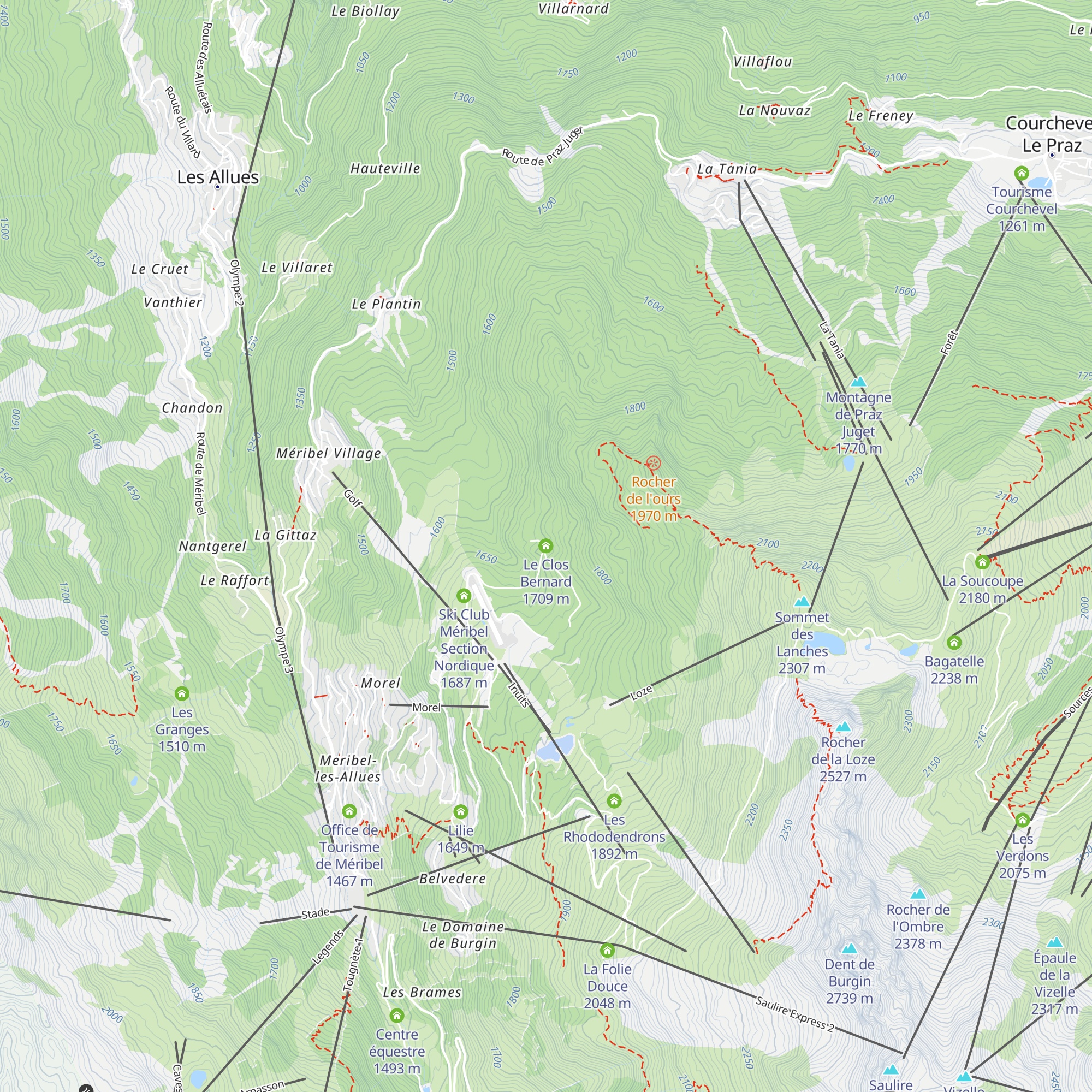 Le Clos Bernard map