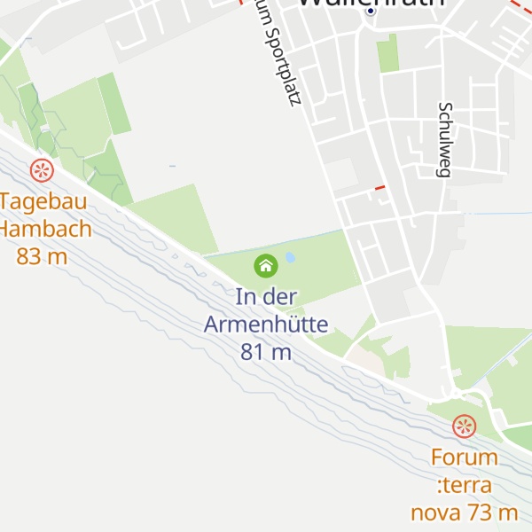 Map of In der Armenhütte