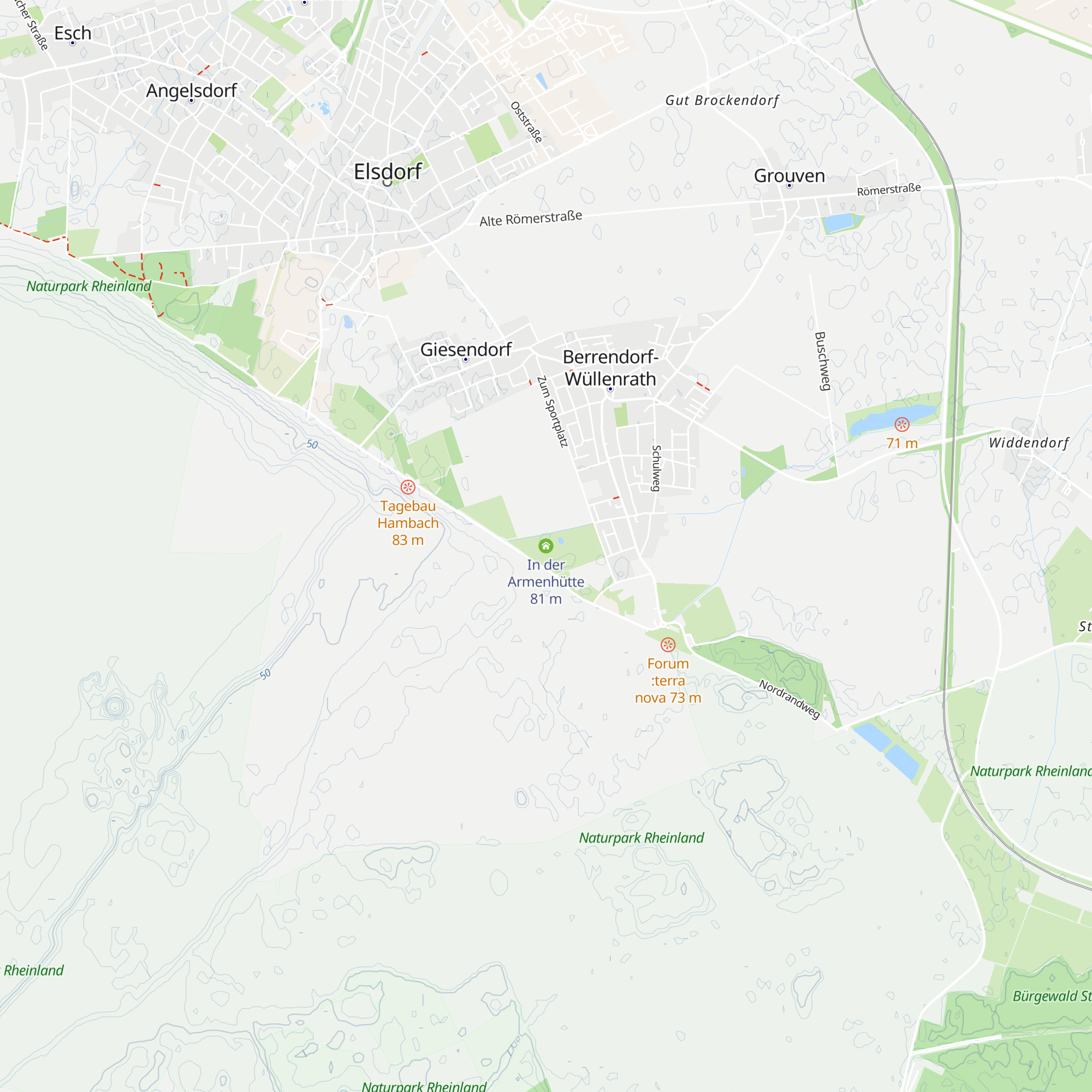 In der Armenhütte map