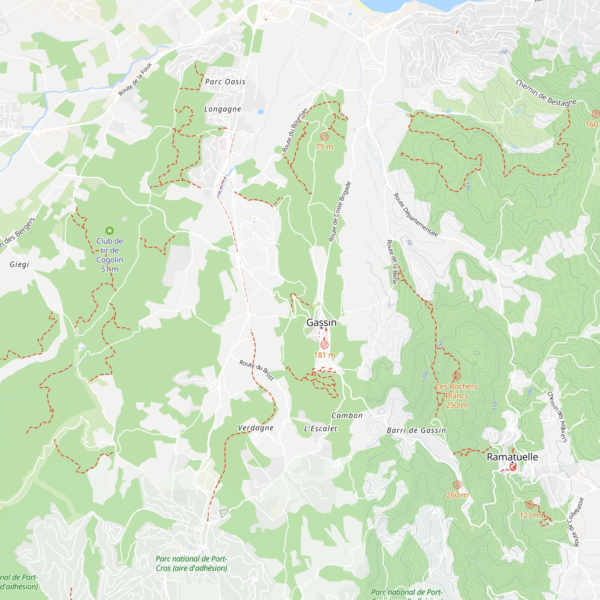 Bergerie Magnetto map
