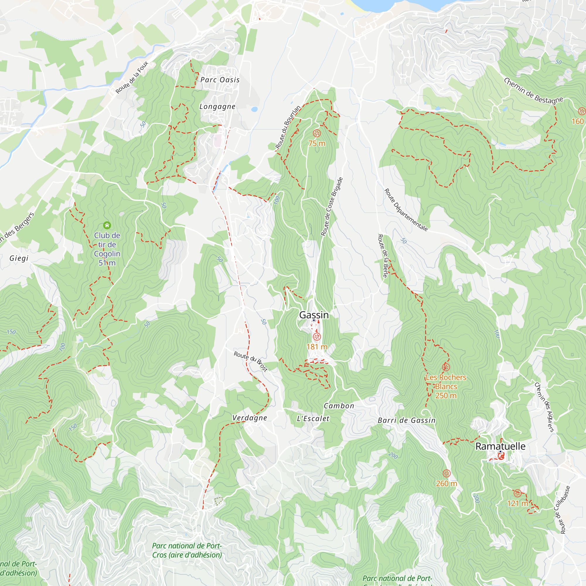 Bergerie Magnetto map
