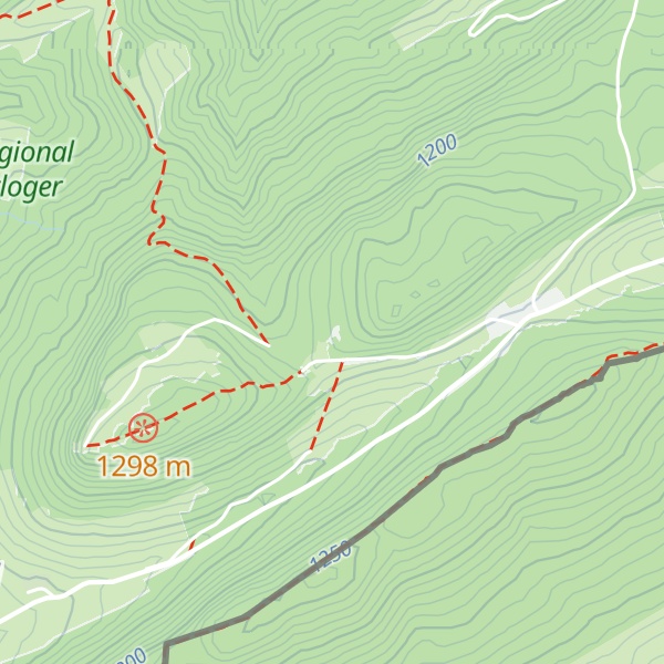 Map of Cabane du Mont Châteleu